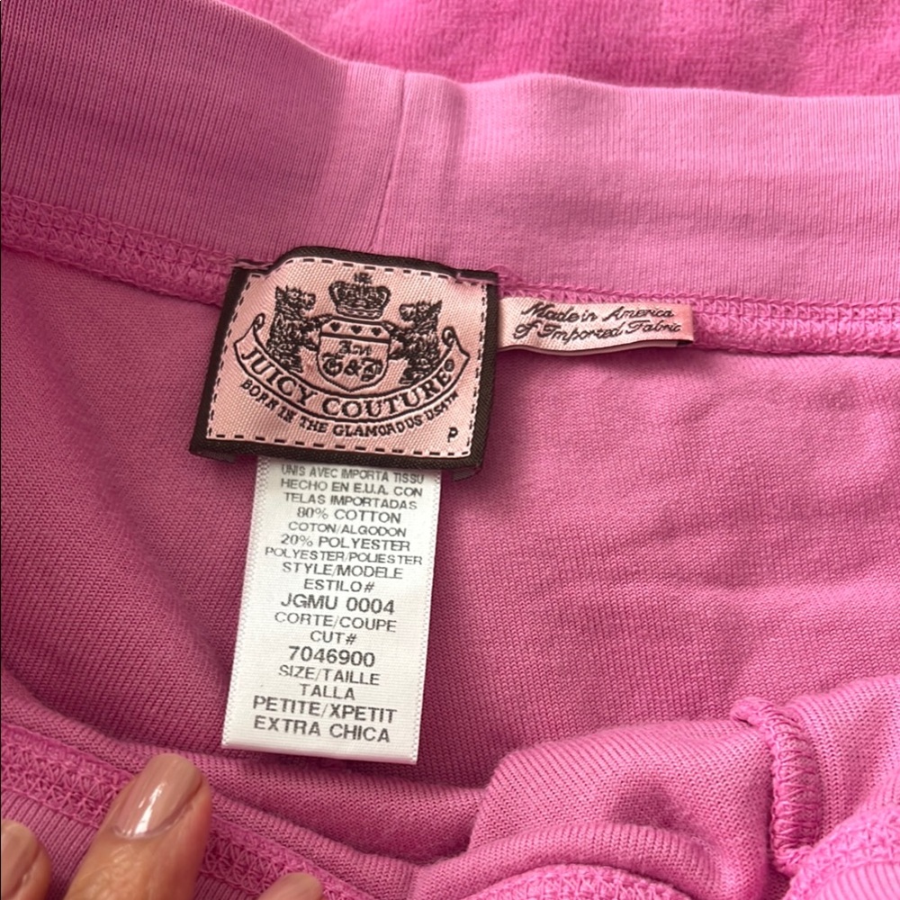 Juicy Couture Women's Velour Hoodie(M) and Jogger (P) - Picture 4 of 4